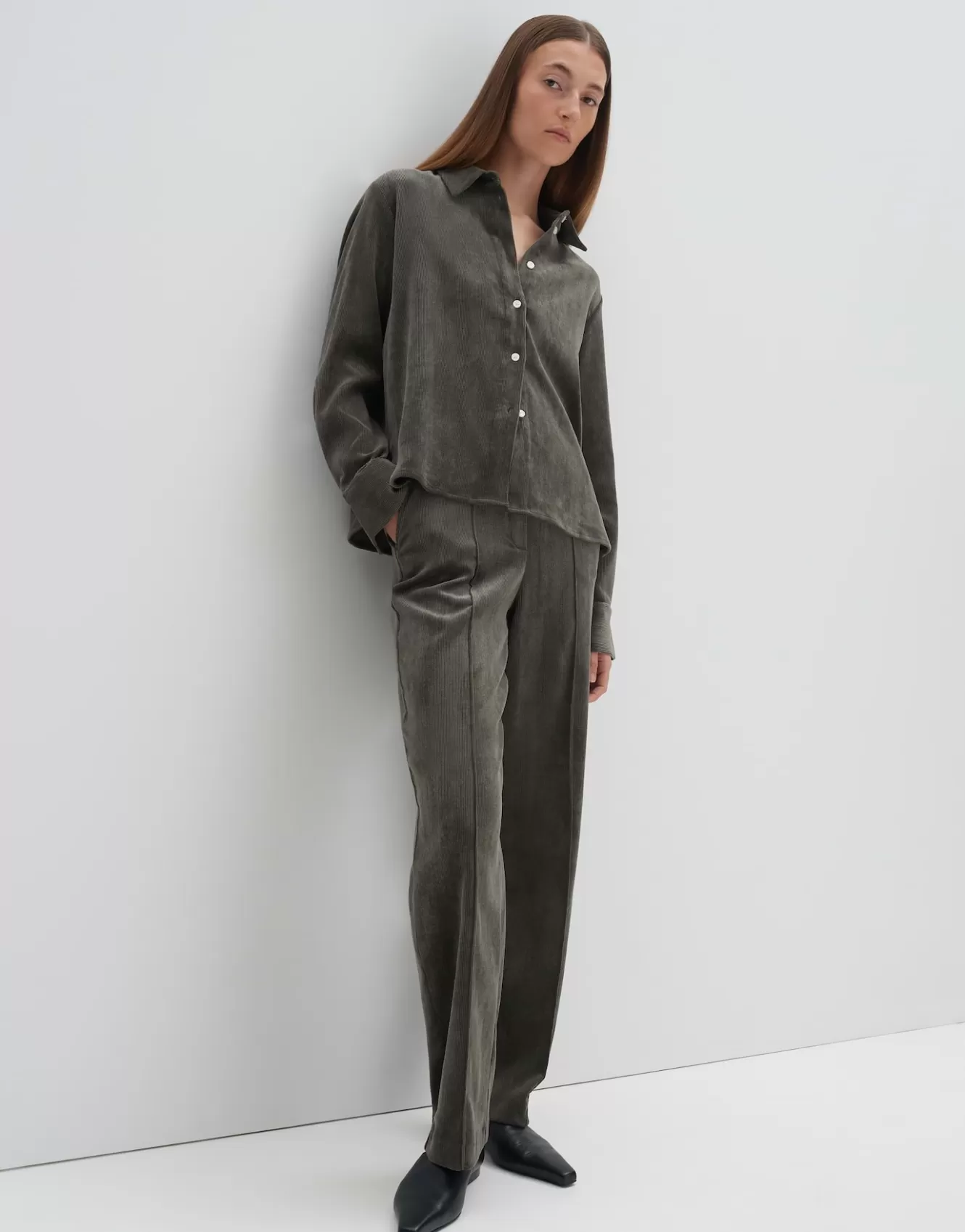 OPUS Cordhose Cenya Corduroy Grün Online Bestellen^Damen Hosen