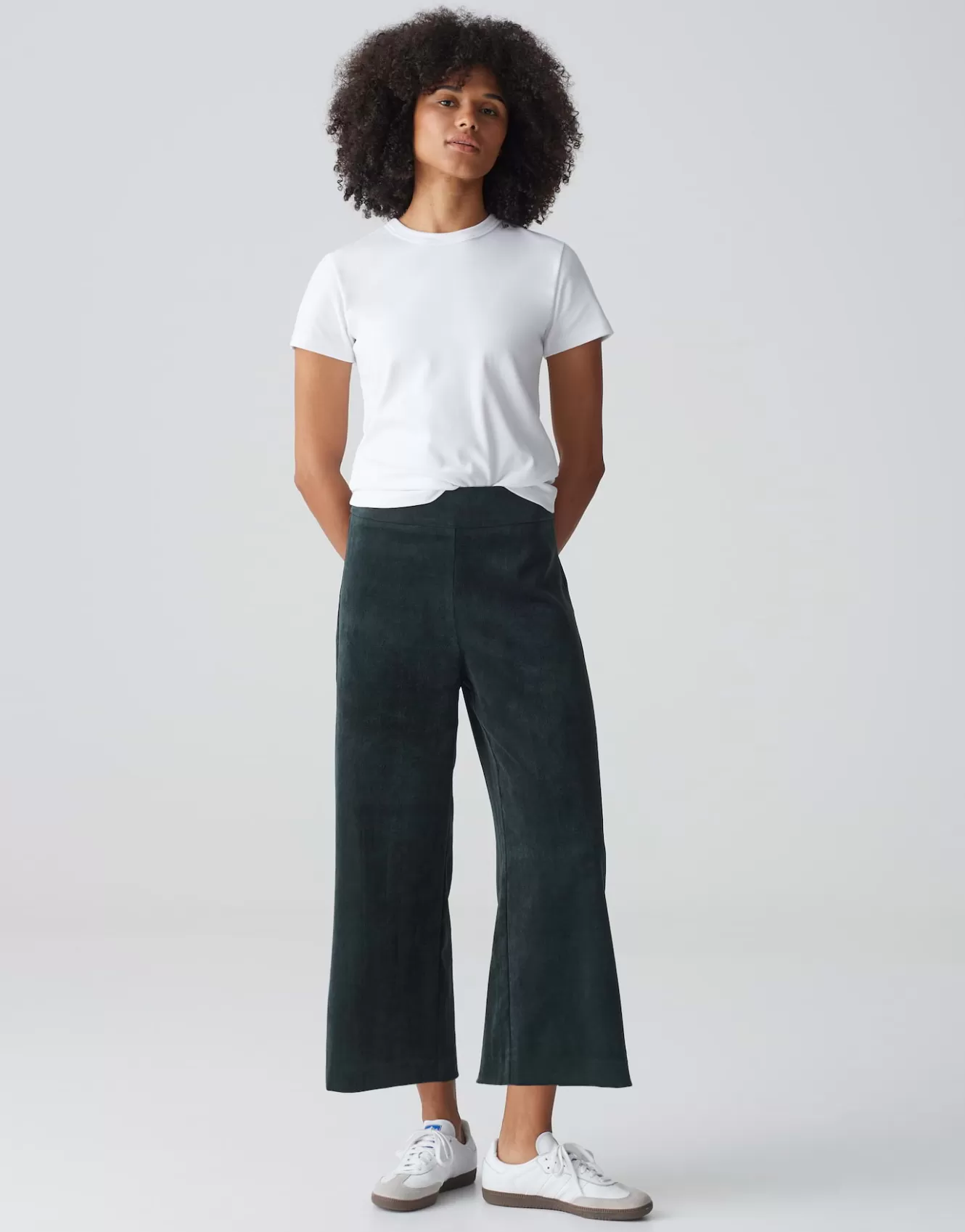 OPUS Cordhose Misha Babycord Grün Online Bestellen^Damen Hosen