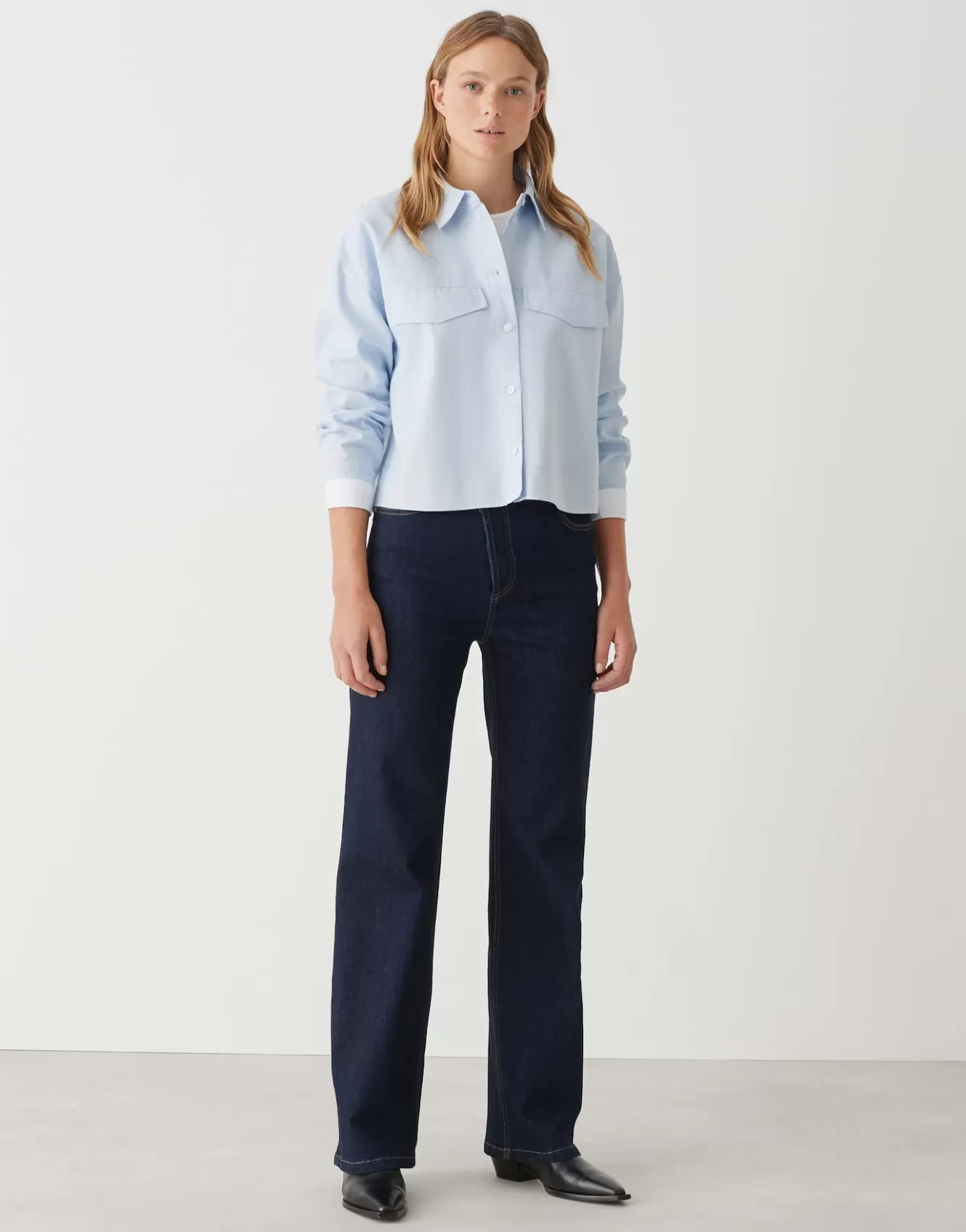 OPUS Hemdbluse Finsi Blau Online Bestellen^Damen Blusen