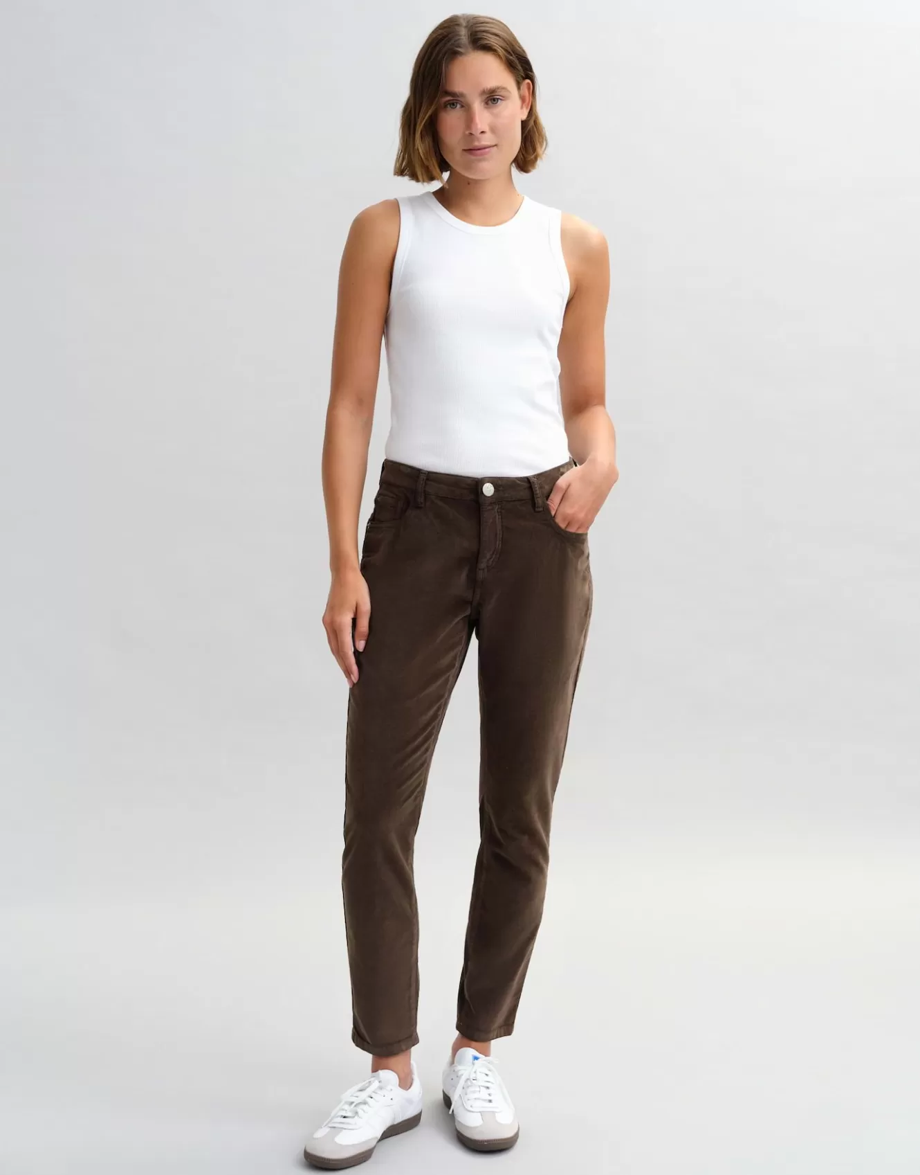 OPUS Slim Jeans Evita Glazed Braun Online Bestellen^Damen Jeans