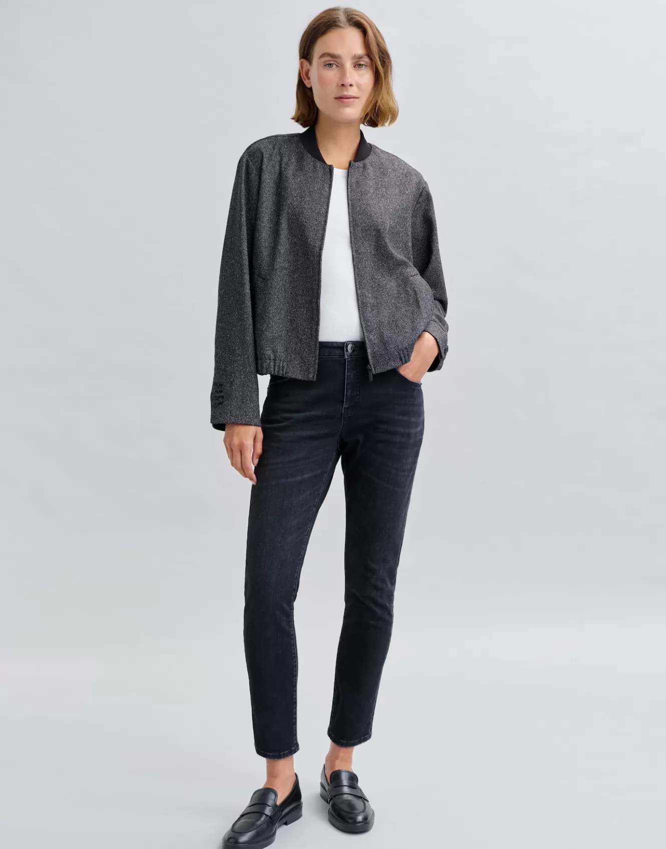 OPUS Slim Jeans Evita Schwarz Online Bestellen^Damen Jeans